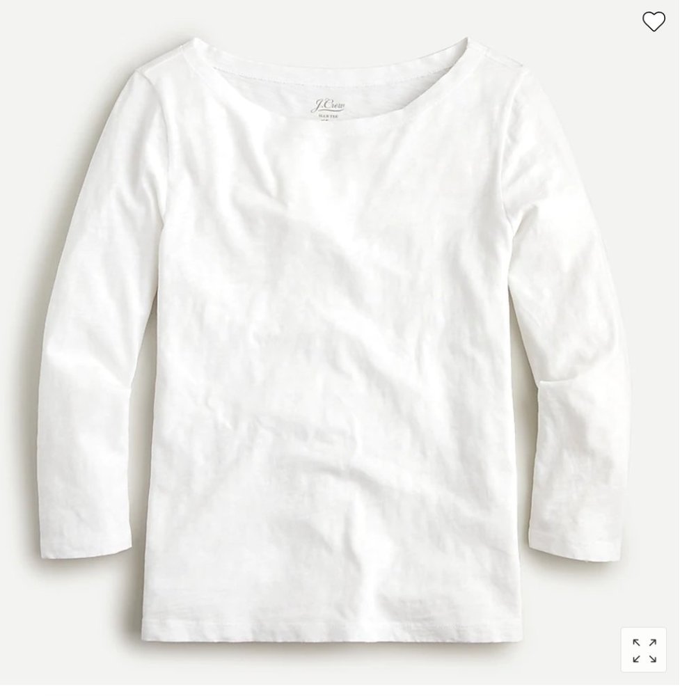 NWOT J.crew Painterly Boatneck Tshirt